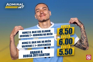 AdmiralBet specijali - Nunjez ili Pulišić, mogu i obojica!